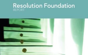 The Resolution Foundation report said surveys revealed that over 40% of low to middle income families feel they would be unable to save £10 a month