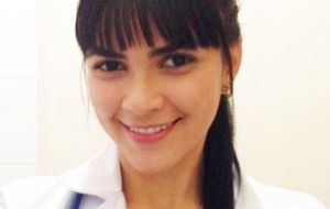 Brazilian student Rayneia Lima was shot this week while driving home from her hospital shift in Managua, Nicaragua's capital 