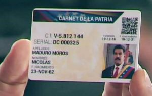 Maduro ordered a national census on 3-5 August to determine how many vehicle owners possess a homeland identity card, a document created in first quarter 2017
