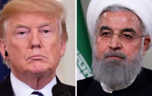 Trump said he would meet Iranian President Hassan Rouhani without preconditions, because “I believe in meeting.”