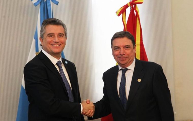 The MoU was stamped in Buenos Aires at the recent G20 Agriculture ministerial meeting by Argentina's Luis Miguel Etchevehere and Spain's Luis Planas.