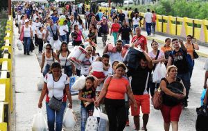 Hundreds of thousands of Venezuelans have flooded into Colombia as they flee food and medicine shortages, as well as failing public services