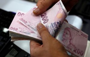 Furthermore a plunge in the Turkish lira rocked emerging markets, sending investors scurrying for safety in assets such as the yen and U.S. government bonds