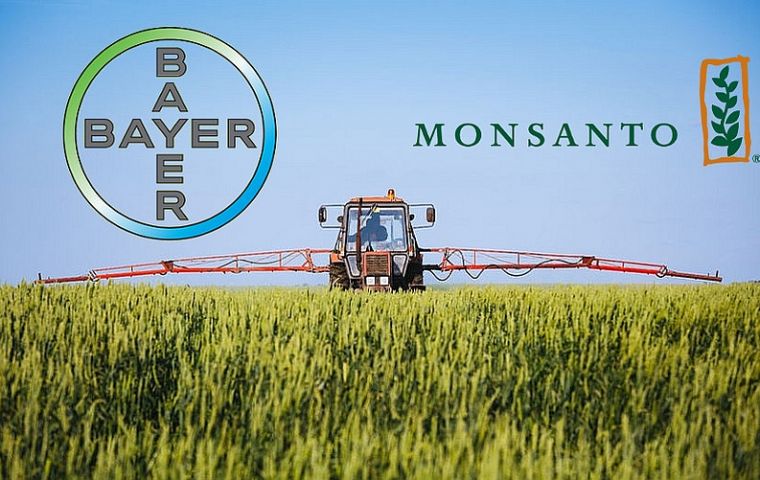 Bayer owns Monsanto, which was ordered by a California judge to pay US$ 289m damages to a man who said ingredients used in a weed killer had caused his cancer