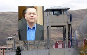Tensions between the two NATO allies have been strained amid Turkey’s detention of American pastor Andrew Brunson