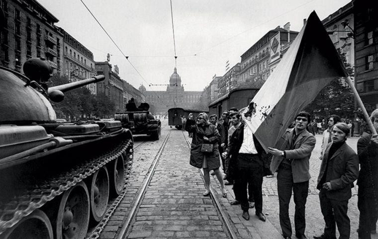 The occupying forces with their tanks eventually totaled 500.000. “Operation Danube” was the largest military mobilization in Europe since the end of WW II