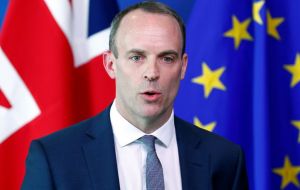 Mr Raab will set out UK's government's planning for the possibility of leaving the EU without an agreement