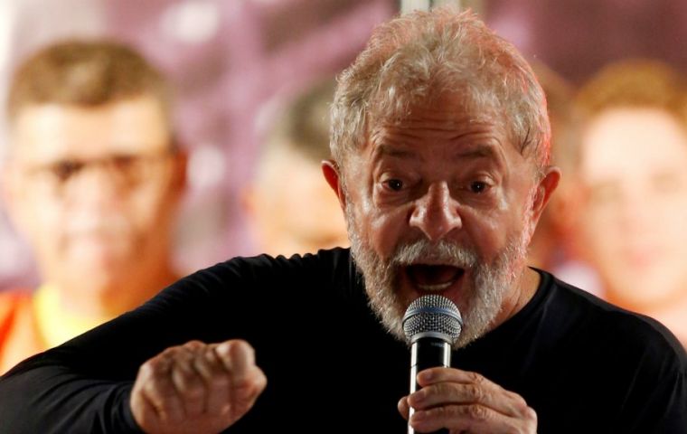 The two terms president and most popular politician in Brazil, Lula da Silva, is currently jailed in Curitiba 