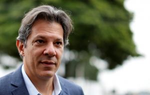 Brazil's Real turned flat after the charge against Haddad, moving away from the emerging-market rout that hit currencies in Chile, Mexico, Colombia, Argentina
