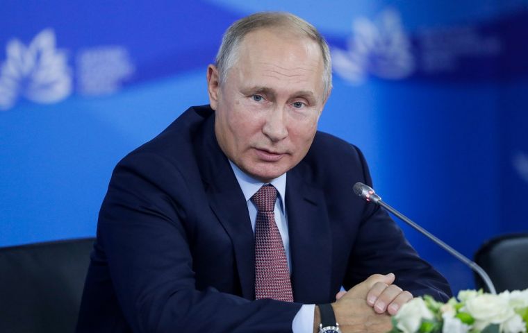 Putin speaking at an economic forum in Vladivostok, said Russia had located the two men, but that there was nothing special or criminal about them