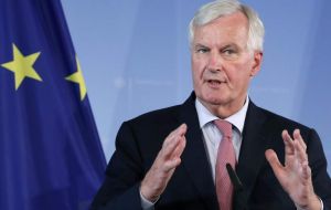 Maintaining a united front that refuses to let May bypass the negotiations run by Michel Barnier of the European Commission, they did not respond to her