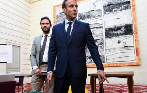 French President Emmanuel Macron said Brexit had been “pushed by certain people who predicted easy solutions”.