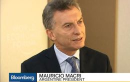 “We will have more support from them,” Macri said of the IMF talks, adding that an agreement could be reached “in a couple of days.” 