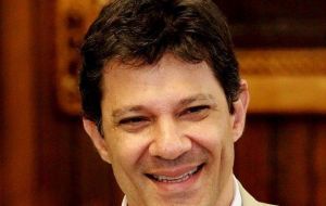 Haddad gained three percentage points to hit 22%, according to the survey, released by the Estado de S.Paulo newspaper and the Globo TV network