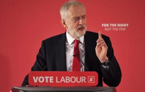 Mr Corbyn spoke for more than an hour, setting out his vision for a “fairer society under Labour” to enthusiastic support in the hall.