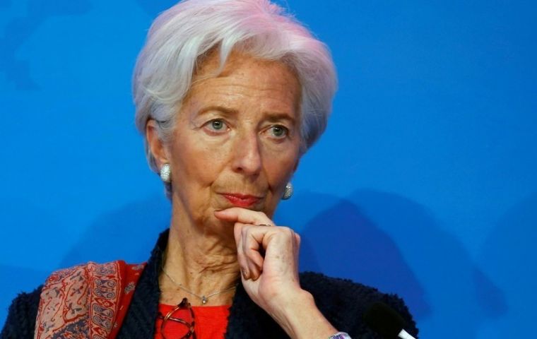 Subject to IMF board approval, financing would no longer be discretionary, but would be readily available to the government for budget support, said Lagarde