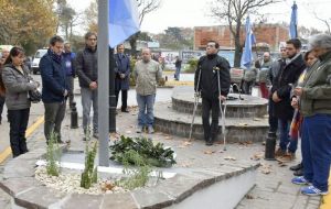 Rodríguez, 18, died in the final days of combat in the Falklands and there is a small plaza with his name in Adrogué, the outskirts of Buenos Aires City