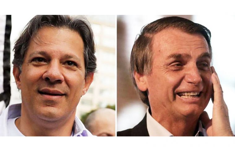 Bolsonaro remained the leader in simulated first-round voting, taking 28% voter approval, as he did in a Sept. 20 Datafolha poll. Haddad took 22%