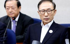  Lee Myung-bak, 76, was president of South Korea between 2008 and 2013.