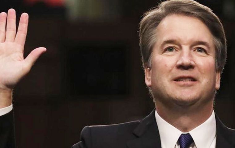 The Senate backed Kavanaugh nomination 50 to 48 after a bitter battle to stave off claims of sexual assault and an 11th hour investigation by the FBI