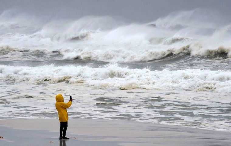 Nearly 30 million people in the Southeast were in its crosshairs. Forecasters said strong winds and rains would thrash Georgia and North and South Carolina