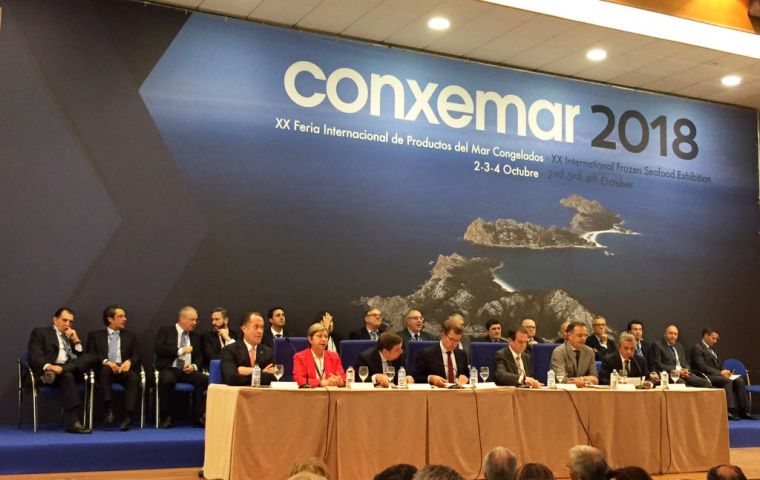 Conxemar Seafood Exhibition in Vigo Spain with more than 700 exhibitors received 35,000 visitors, they estimated business volume in more than 2,000 million euros.