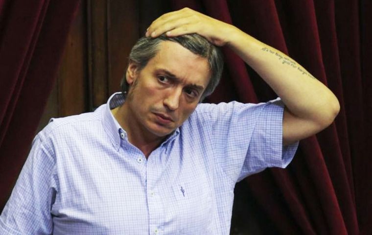 Maximo Kirchner will appear on October 23. His testimony will follow former Justice secretary Julian Álvarez, whom Judge Bonadio has also summoned