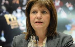 “The advances in the fight against drug trafficking are evident, the change that has taken place is enormous,” Bullrich said.