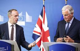 Talks between Brexit Secretary Dominic Raab and EU negotiator Michel Barnier faltered on Sunday over the so-called Irish “backstop”