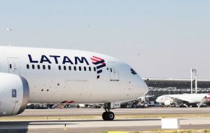 Latam expects to carry 65,000 passengers yearly with three weekly flights to Tel Aviv