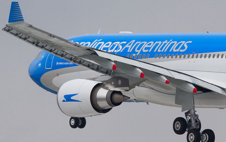 One in three passengers is afraid of flying, so “a prior approach to this experience is extremely important,” Aerolineas Argentinas explained.