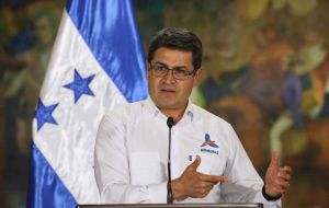Honduran president Juan Orlando Hernandez said some Hondurans in the caravan had already returned home and the government was preparing to support them