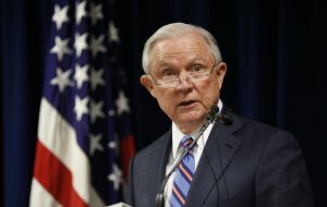 “More investigations are ongoing and I expect that there will be many more indictments” U.S. Attorney General Jeff Sessions told reporters.