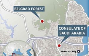 Khashoggi’s killers may have dumped his remains in Belgrad Forest adjacent to Istanbul, and at a rural location near the city of Yalova, south of Istanbul