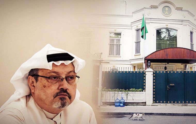 Investigators have recovered “many samples” from their searches of the consulate and the consul’s residence, and will analyze them for traces Jamal Khashoggi 