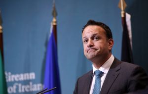 PM Varadkar warned last week there was a “real risk” of a return to violence in Ireland if a hard border was re-instated between Northern Ireland and Ireland