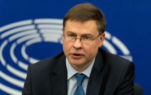 EC Vice-President for Valdis Dombrovskis said Italy's response to the commission's concerns was “not sufficient” to assuage fears 