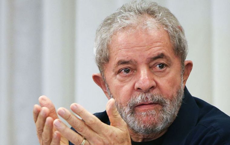 “We've arrived at the end of the electoral process with the threat of an enormous setback for the country, for democracy and for our suffering people,” wrote Lula