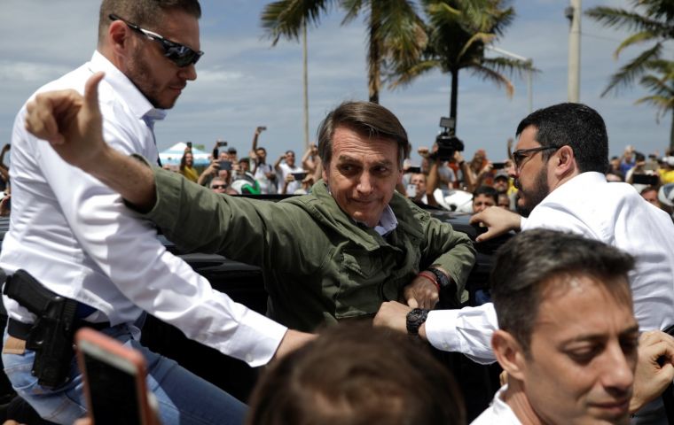 A confident Bolsonaro had started as a big favorite in the polls
