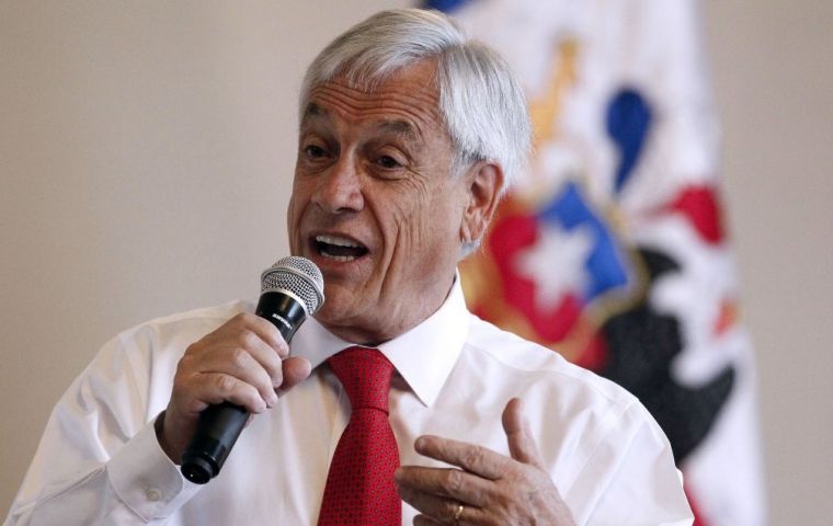 “The population is ageing rapidly” Piñera underlined and pledged his government would “ launch a project to increase the birth rate.”