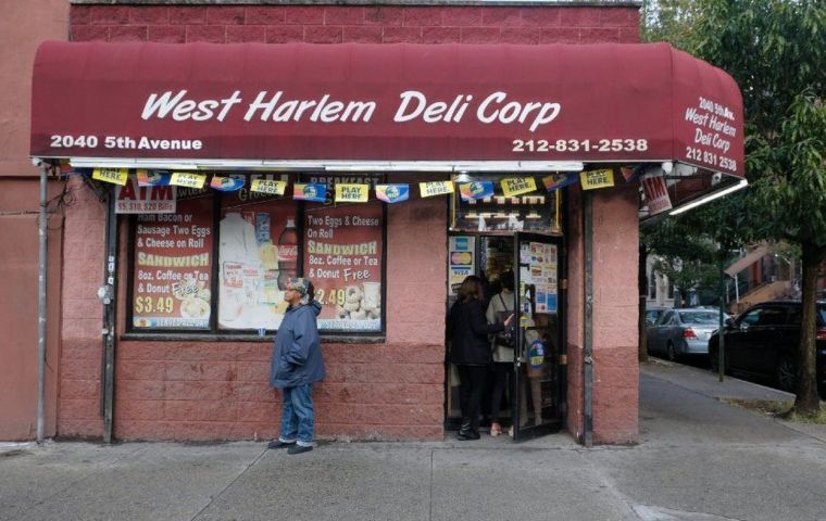 Jose Espinosa and his father own the West Harlem Deli, which lottery officials say sold a ticket that matched all six numbers for the fourth largest lottery prize in U.S.