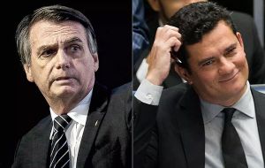 A telegenic 46-year-old who has previously denied any political ambitions, Moro flew to Bolsonaro's beachside Rio de Janeiro home on Thursday
