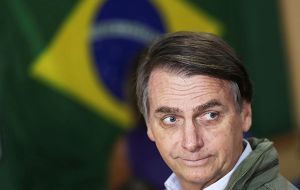 “His anti-corruption and anti-organized crime agenda, as well as his respect for the laws and the constitution, will be our guide,” president elect Bolsonaro tweeted.