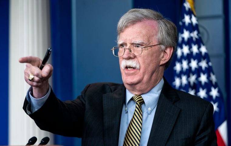 John Bolton condemned what he called the “destructive forces of oppression, socialism and totalitarianism” that Cuba, Venezuela and Nicaragua represent