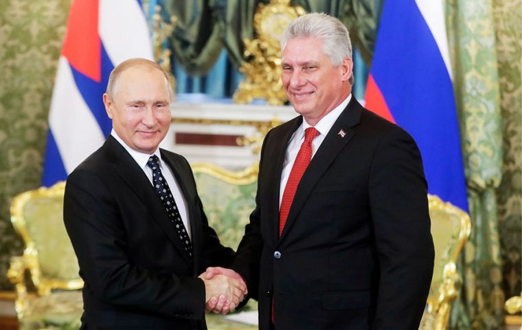 Putin and Diaz-Canel agreed in Moscow to strengthen Russia's military assistance to Cuba.