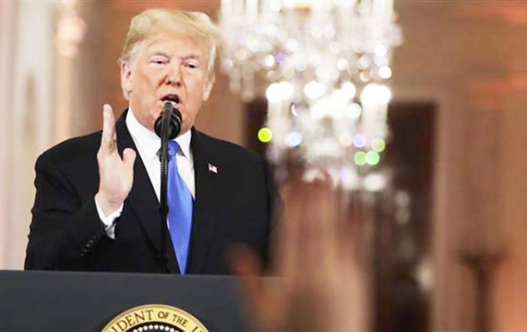 Combative and conciliatory, Trump said he would adopt a “warlike posture” if Democrats follow through on their vows to investigate his administration