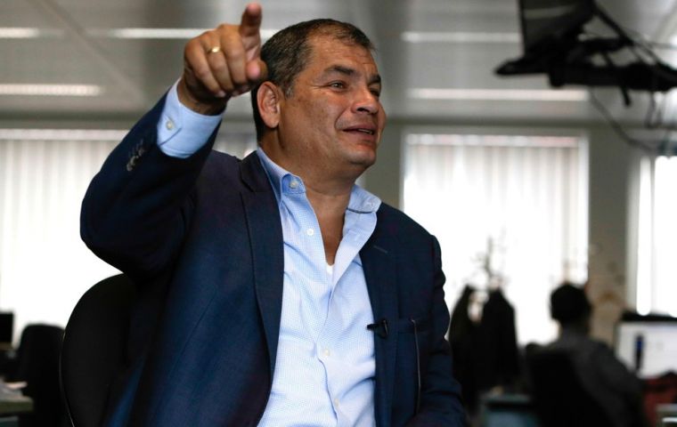 News agency Belga said Correa, who now lives in his wife’s native Belgium, had applied for asylum. Le Soir newspaper reported he had lodged the request in June