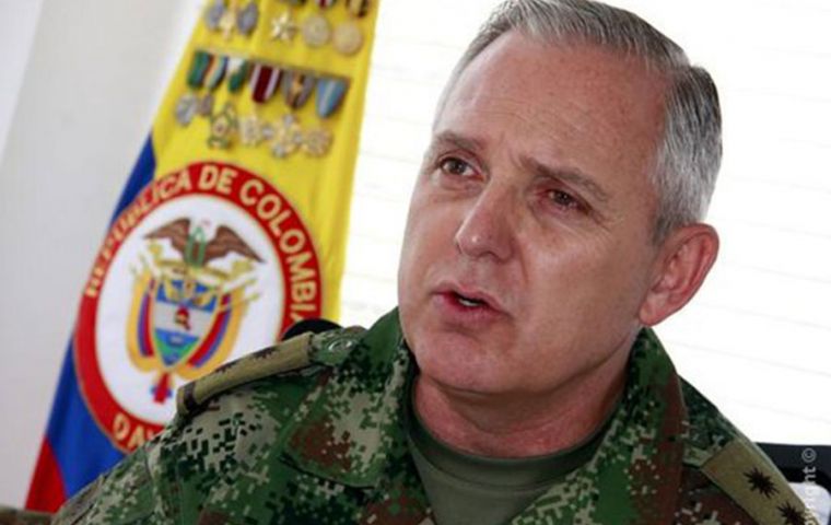  General Mejía is aware of a plan for FARC guerrillas to resume armed fighting.