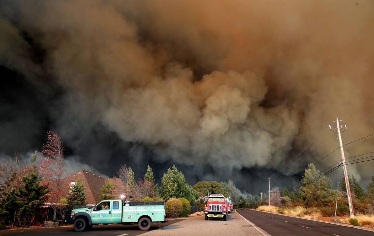 In the ruined town of Paradise, Butte County, forensics teams are continuing to search for human remains. The official death toll has risen to 48