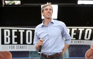 In Texas enthusiasm generated by Democrat Beto O'Rourke (narrowly defeated) helped boost turnout to 46.1%, compared to 28.3% in 2014